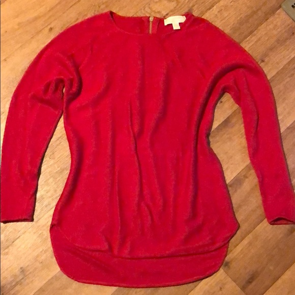 michael kors red sweater